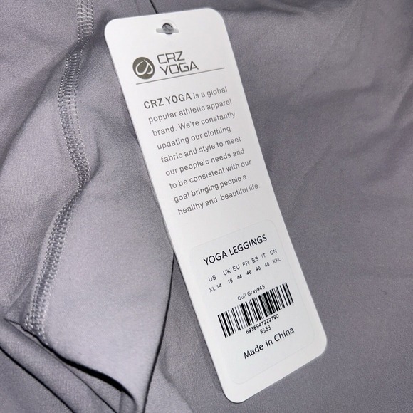 NWT CRZ YOGA High Waisted Buttery Soft Lounge Leggings 25", XL Gray‎ xl - Picture 6 of 6